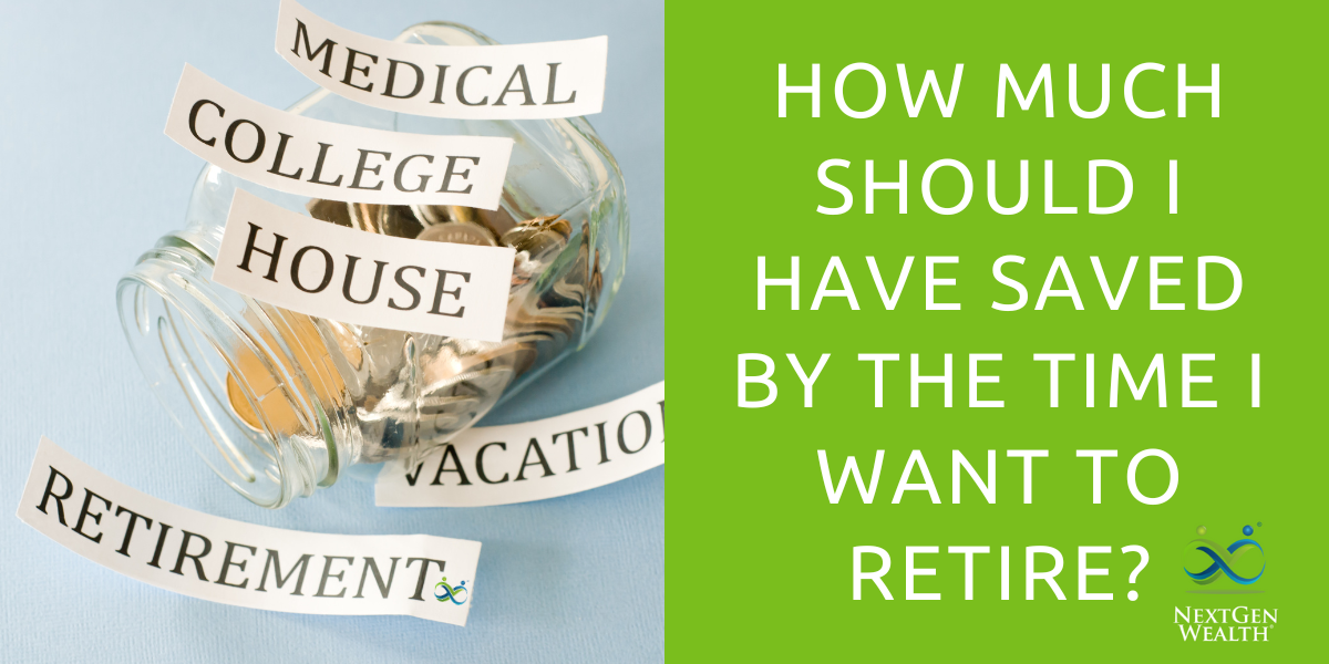 How Much Should I Have Saved by the Time I Want to Retire