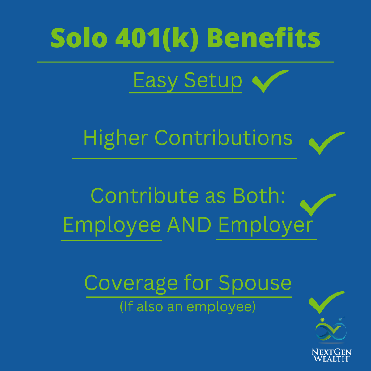 Solo 401k Benefits
