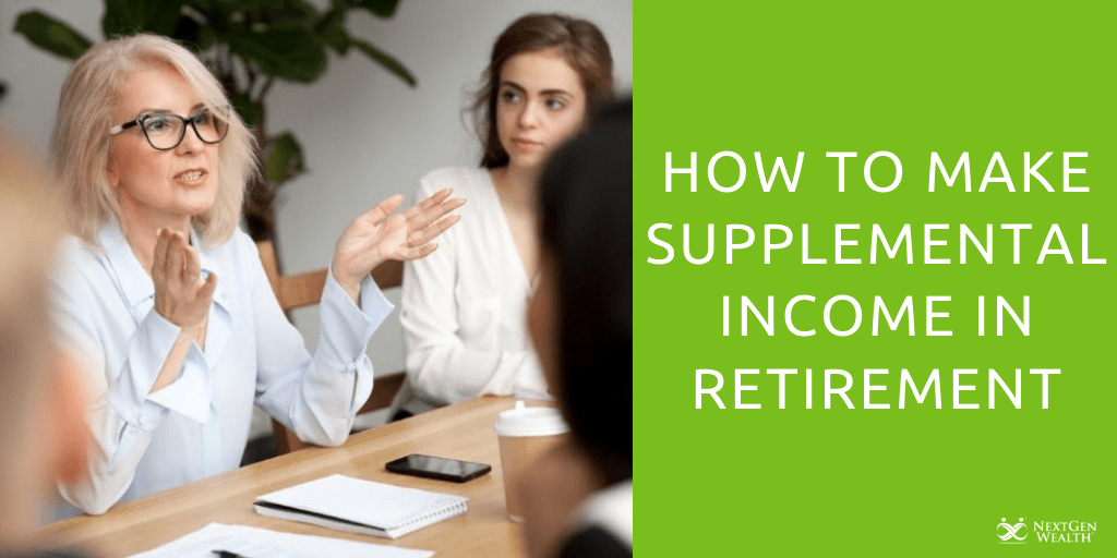 how to make supplemental income in retirement
