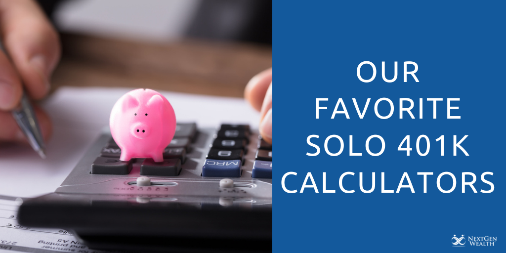 our favorite solo 401k calculators