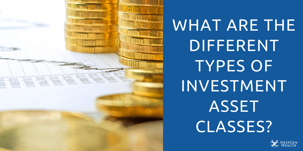 what are the different types of investment asset classes