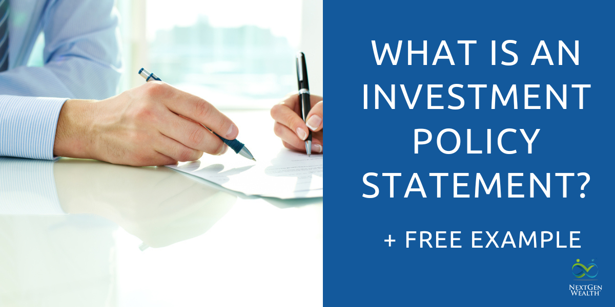 what is an investment policy statement