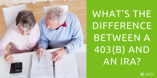 whats the difference between a 403b and an ira